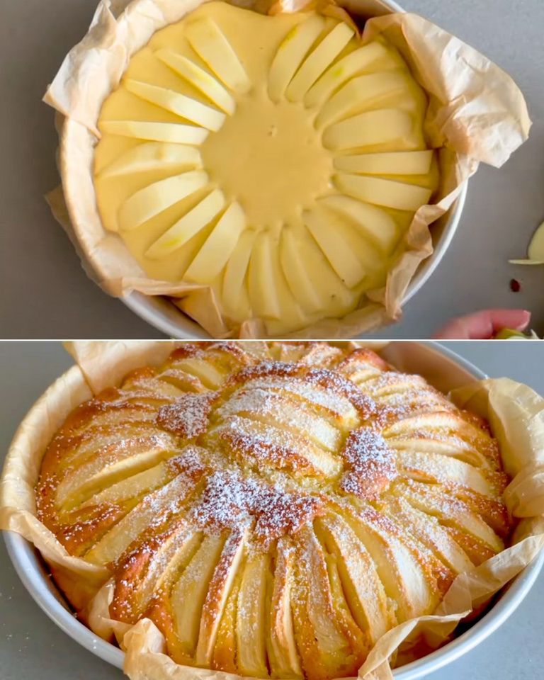 Weicher Apfelkuchen: das Rezept für ein einfaches und leckeres Dessert